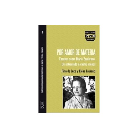 Por amor de materia. Ensayos sobre María Zambrano