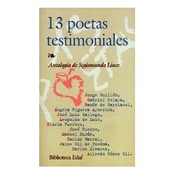13 poemas testimoniales.