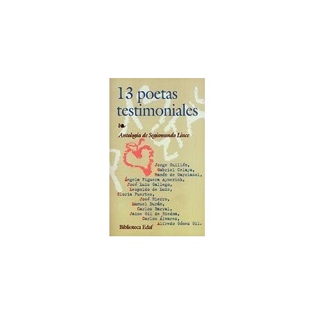 13 poemas testimoniales.