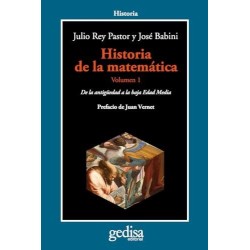 Historia de la matemática Vol. I De la Antigüedad a la Baja Edad Media