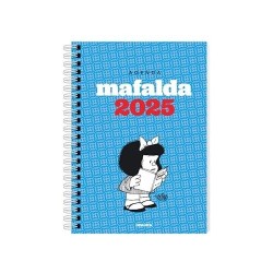 Agenda 2025 Mafalda módulos turquesa anillada