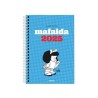 Agenda 2025 Mafalda módulos turquesa anillada