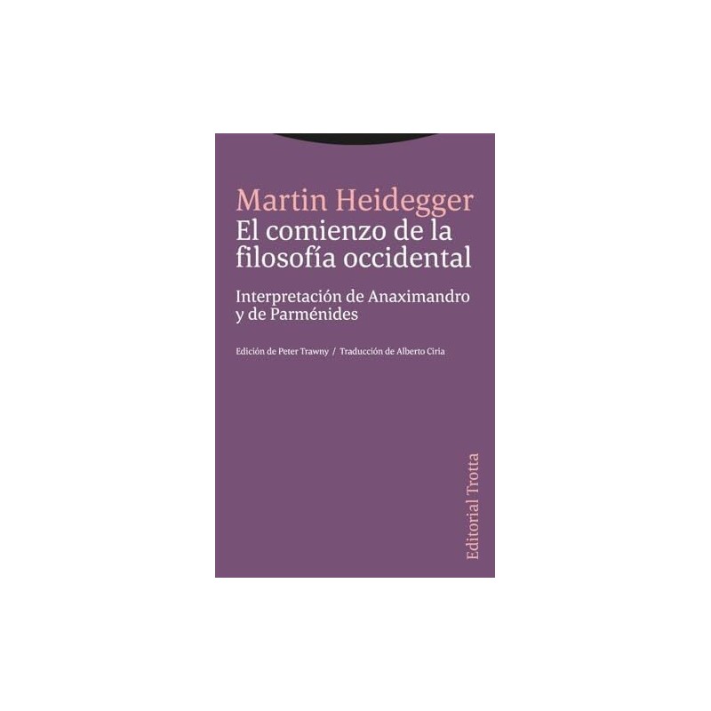 El comienzo de la filosofía occidental