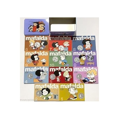 Colección Mafalda: 11 tomos en una lata