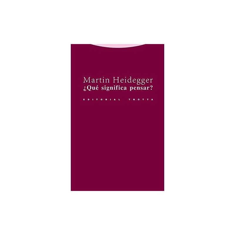 ¿Qué significa pensar?