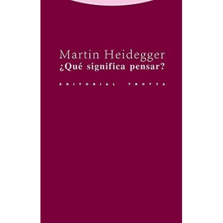 ¿Qué significa pensar?