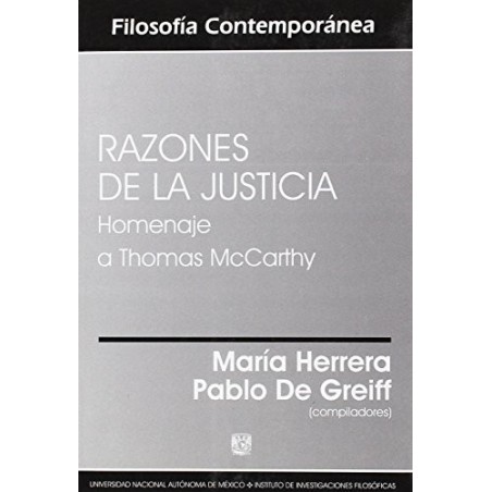 Razones de la justicia: homenaje a Thomas McCarthy