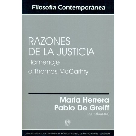 Razones de la justicia: homenaje a Thomas McCarthy
