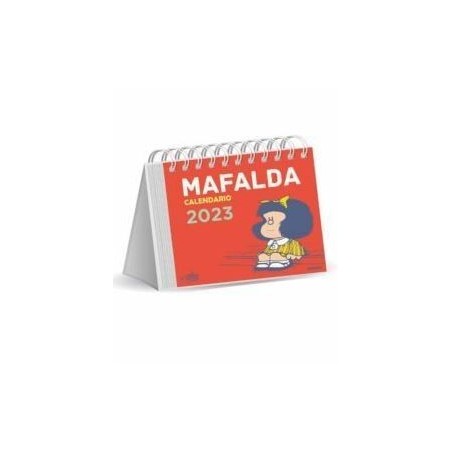 Mafalda 2023, Calendario Escritorio Rojo