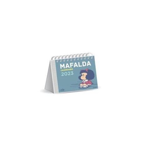 Mafalda 2023, Calendario Escritorio Azul