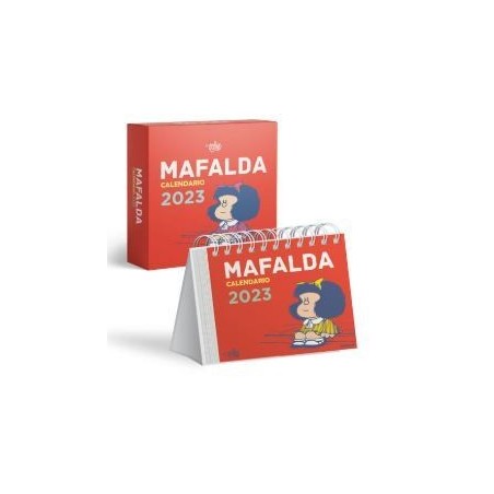 Mafalda 2023, Calendario Escritorio Rojo