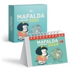 Mafalda 2024, Calendario Escritorio turq