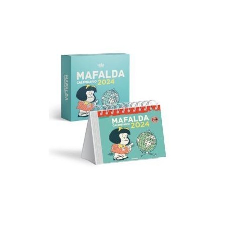 Mafalda 2024, Calendario Escritorio turq