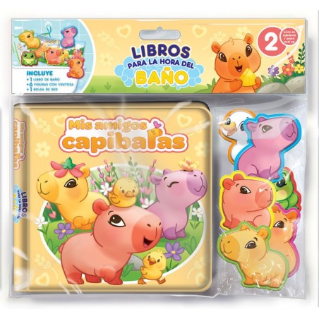 Mis amigos capibaras (Libro Baño)