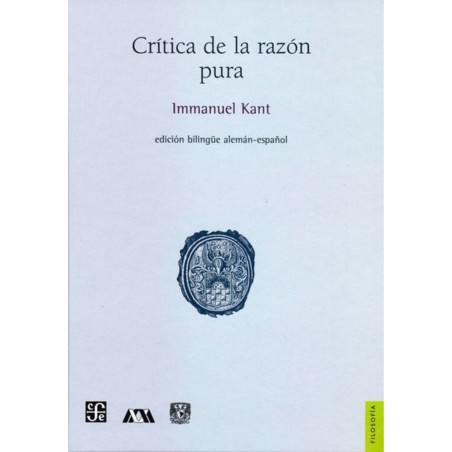 CRÍTICA DE LA RAZÓN PURA