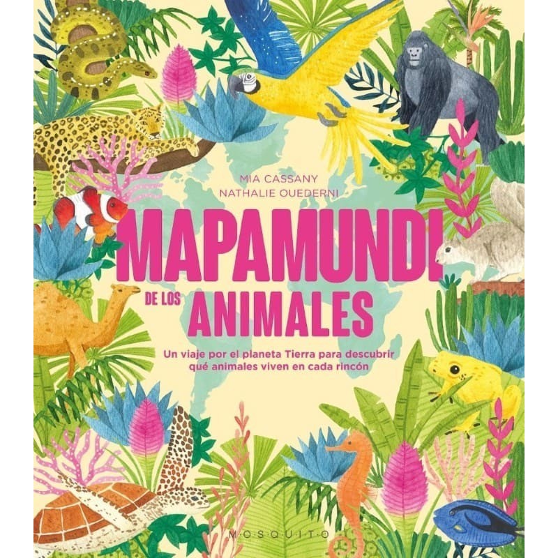 Mapamundi de los animales