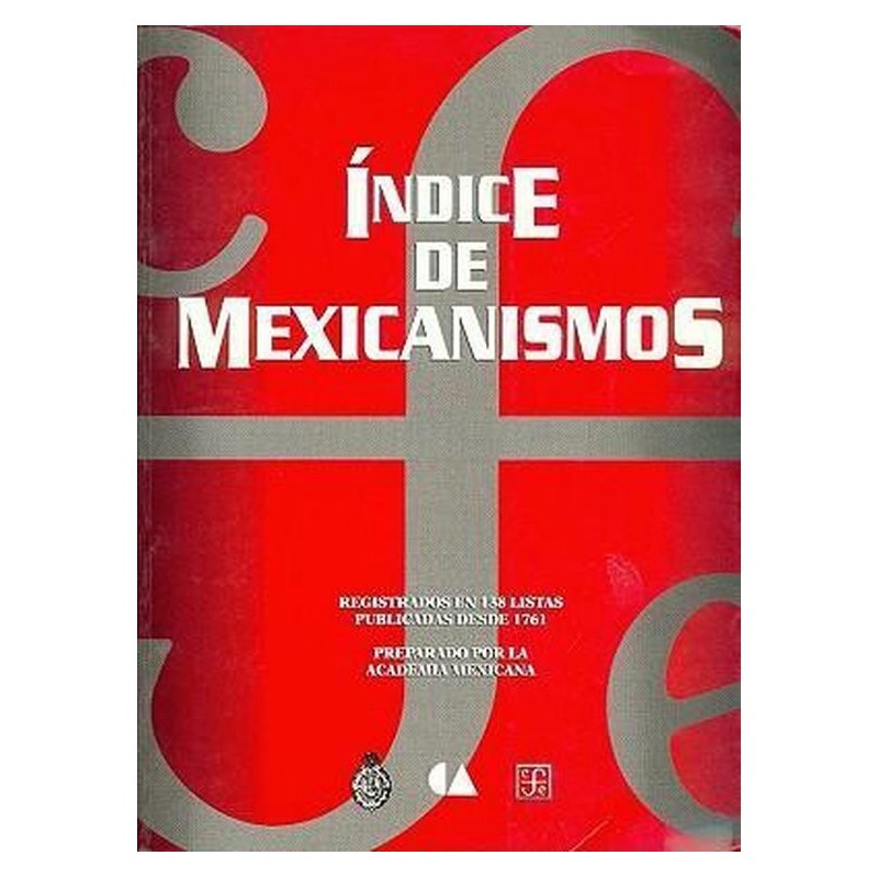 INDICE DE MEXICANISMOS