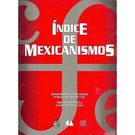 INDICE DE MEXICANISMOS