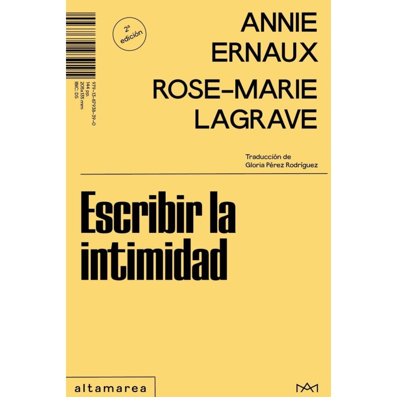 Escribir la intimidad