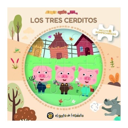 Los tres cerditos (Libro 3 puzles)