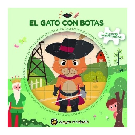 El gato con botas (Libro   3 puzles)