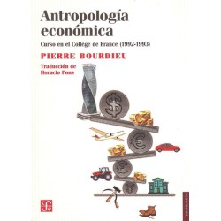 Antropología económica Curso en el Collège de France (1992-1993
