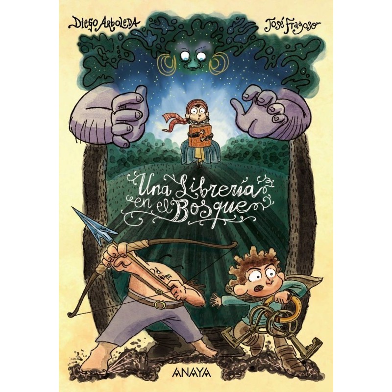 Una librería en el bosque