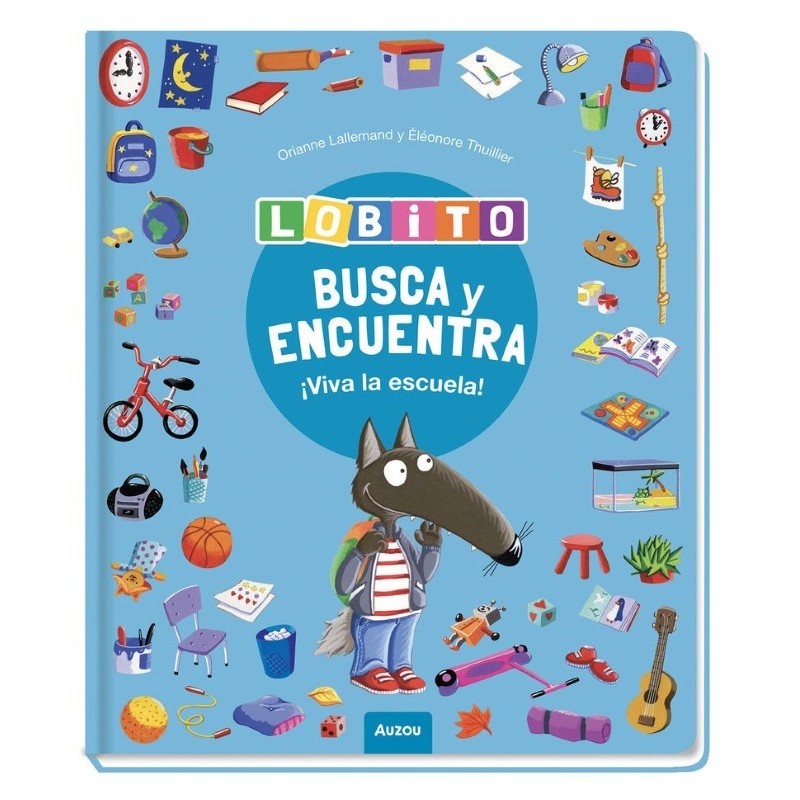 Busca y encuentra Lobito ¡Viva la escuel
