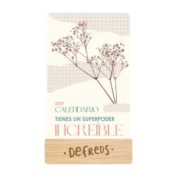 Calendario mesa de tarjetas 2027 - Defre