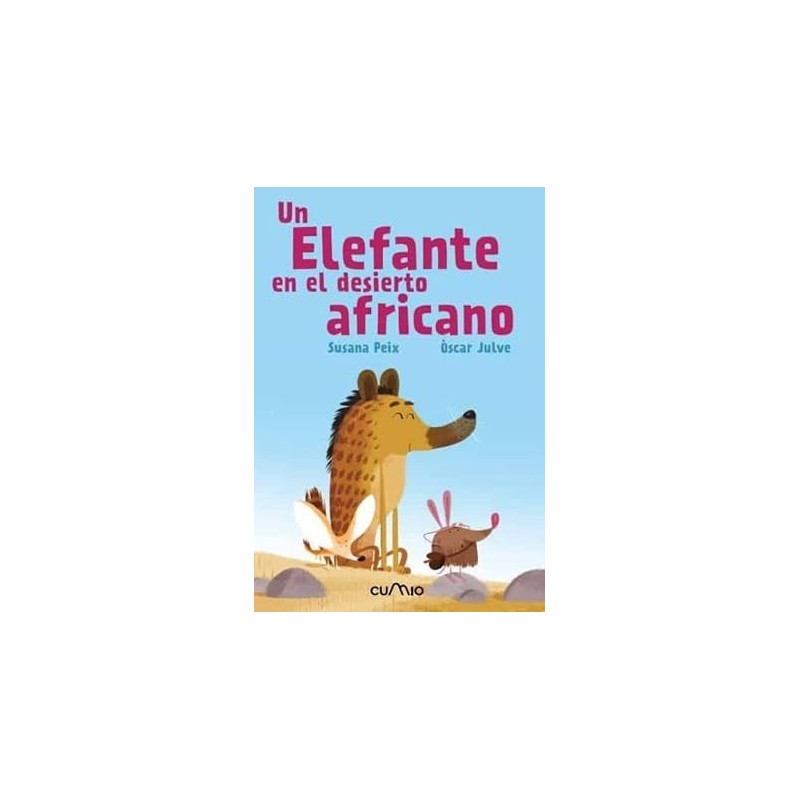 Un elefante en el desierto africano