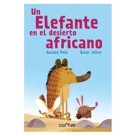 Un elefante en el desierto africano
