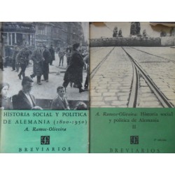 Historia social y política de Alemania 2 vols