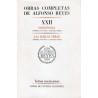 Obras completas. Tomo XXII. Marginalia y Las burlas veras.