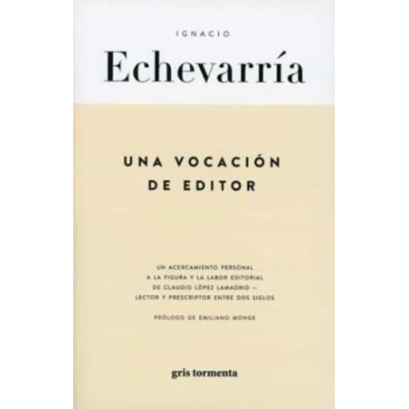 Una vocación de editor