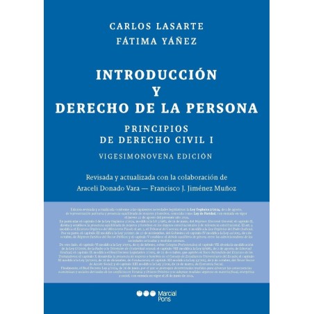 Principios de Derecho civil. Tomo I