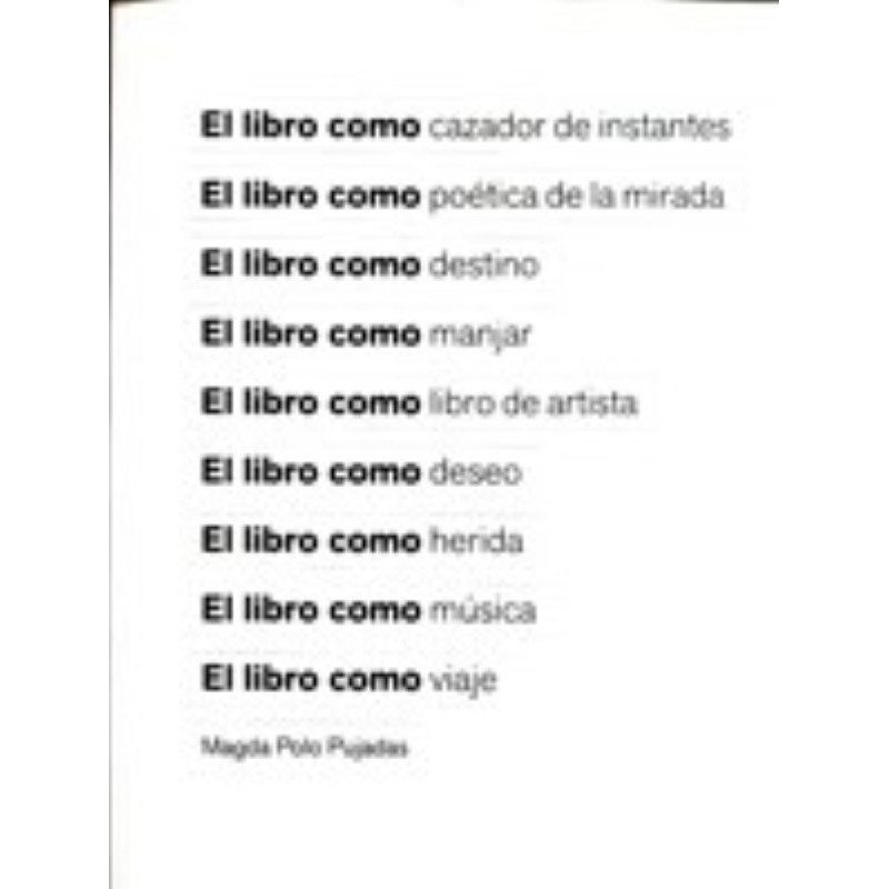 El libro como...