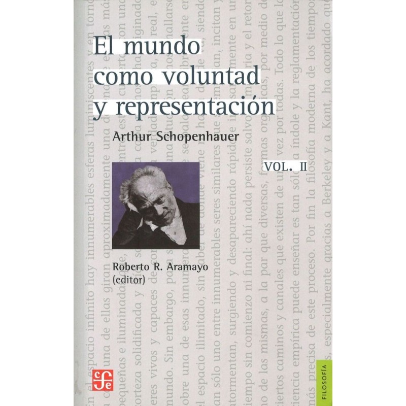 El mundo como voluntad y representación vol. II