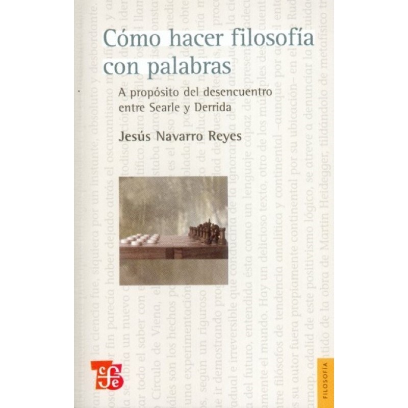 Cómo hacer filosofía con palabras