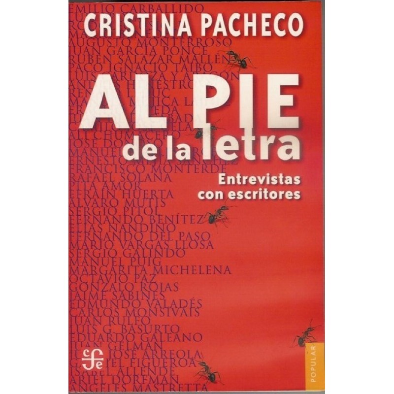 Al pie de la letra: entrevistas con escritores