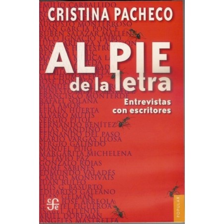 Al pie de la letra: entrevistas con escritores