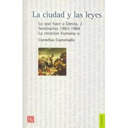 La ciudad y las leyes. Lo que hace a Grecia, 2.