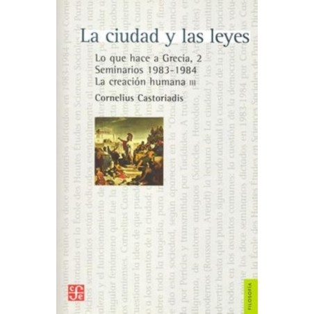 La ciudad y las leyes. Lo que hace a Grecia, 2.