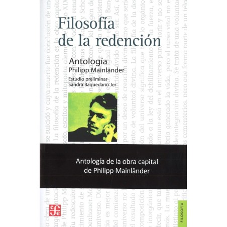 Filosofía de la redención: antología