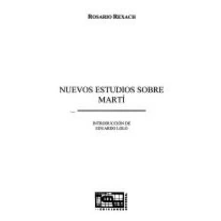 Nuevos estudios sobre Martí