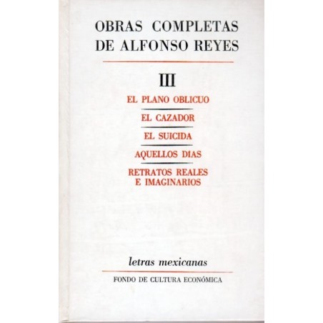 Obras completas. Tomo III.