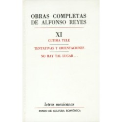 Obras completas de Alfonso Reyes XI.