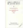 Obras completas de Alfonso Reyes I.