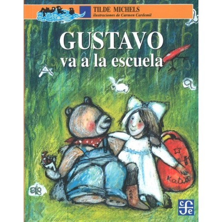 Gustavo va a la escuela.