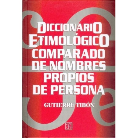 Diccionario etimológico comparado: nombres propios de personas