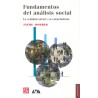 Fundamentos del análisis social: la realidad social y su conocimiento